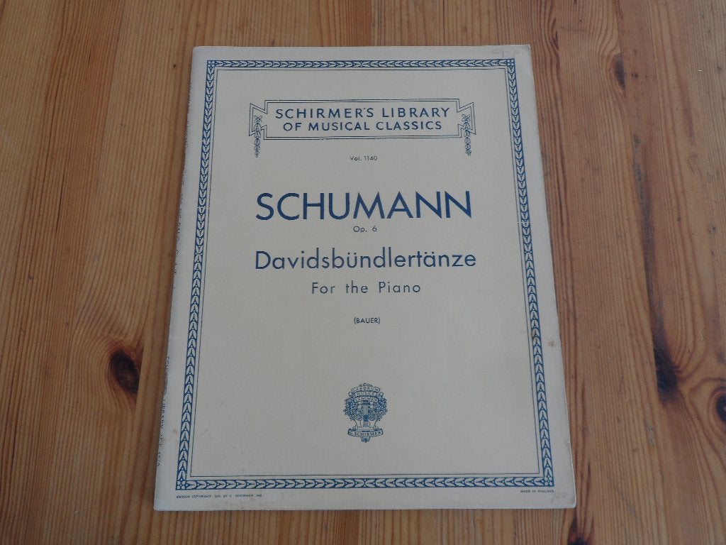 Schumann - Davidsbundlertanze, Gebruikt, Klassiek, Ophalen of Verzenden, Artiest of Componist
