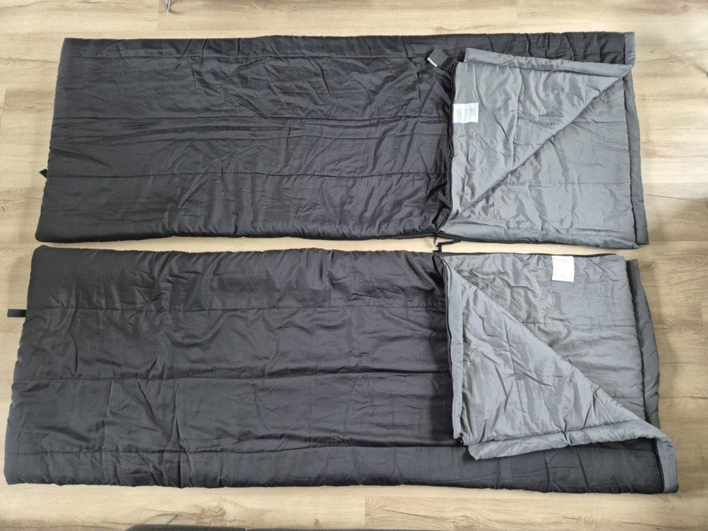 Eurotrail Yucca Double slaapzak voor 1 en/of 2 personen, Caravans en Kamperen, Ophalen of Verzenden, Gebruikt