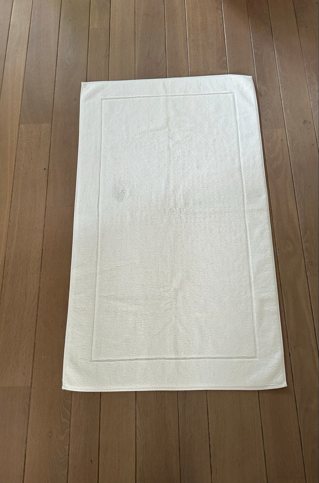 Aquanova London badmat wit 70x120 Egyptisch katoen, Nieuw, Ophalen of Verzenden, Badmat, Wit