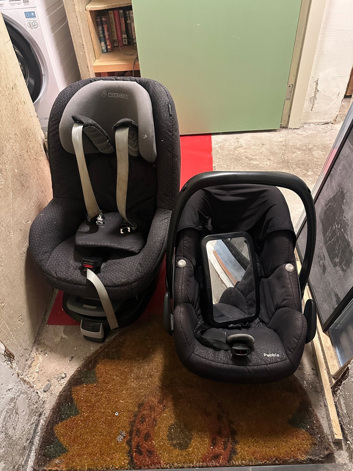 Maxi cosi pebble set, Kinderen en Baby's, Ophalen, Gebruikt, Isofix, 0 t/m 13 kg