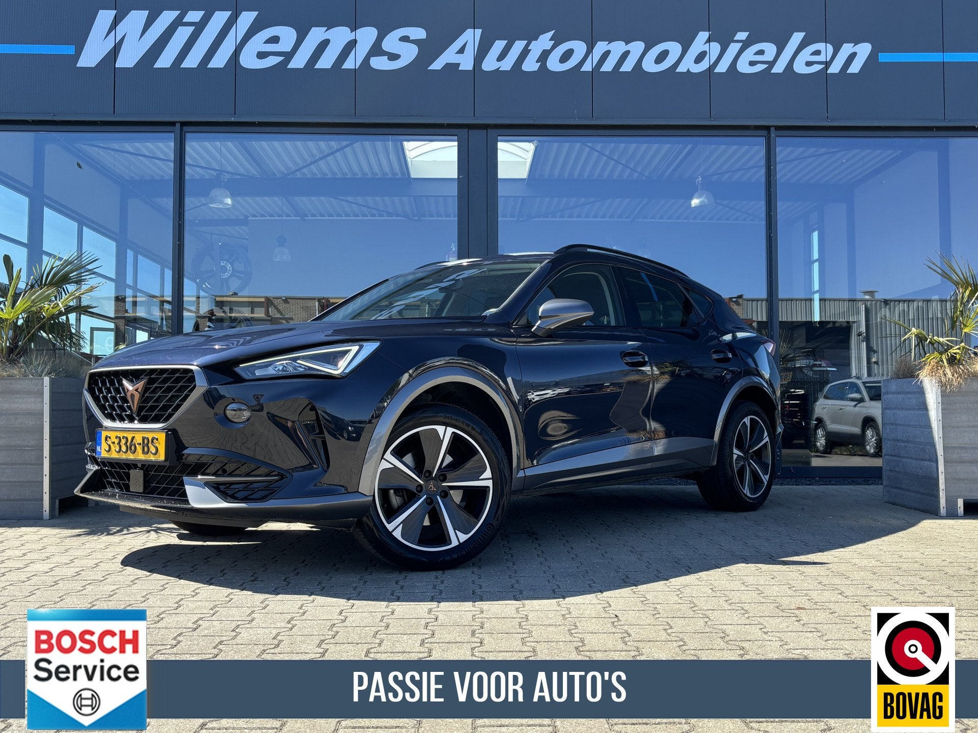 CUPRA Formentor 1.5 TSI Business Edition Camera, Winterpakke, Auto's, 15 km/l, Blauw, Leder en Stof, SUV of Terreinwagen
