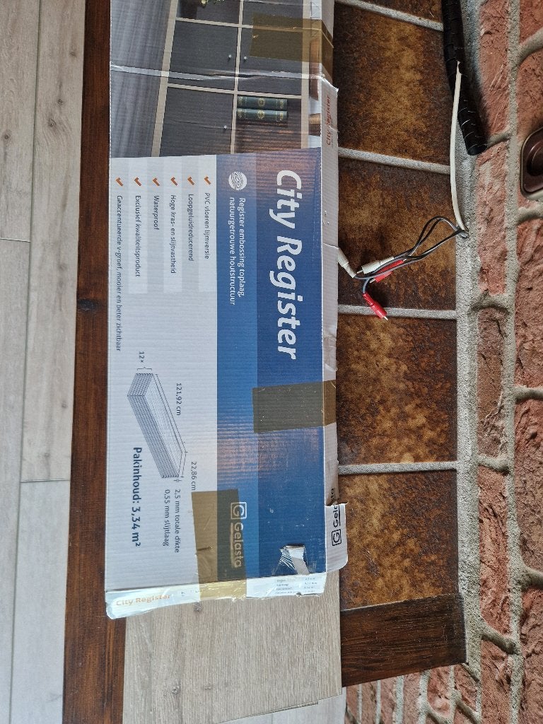 Gezocht: pvc Gelasta City Register 8202 Forest Oak Light, Kunststof, 50 tot 150 cm, Overige typen, Nieuw