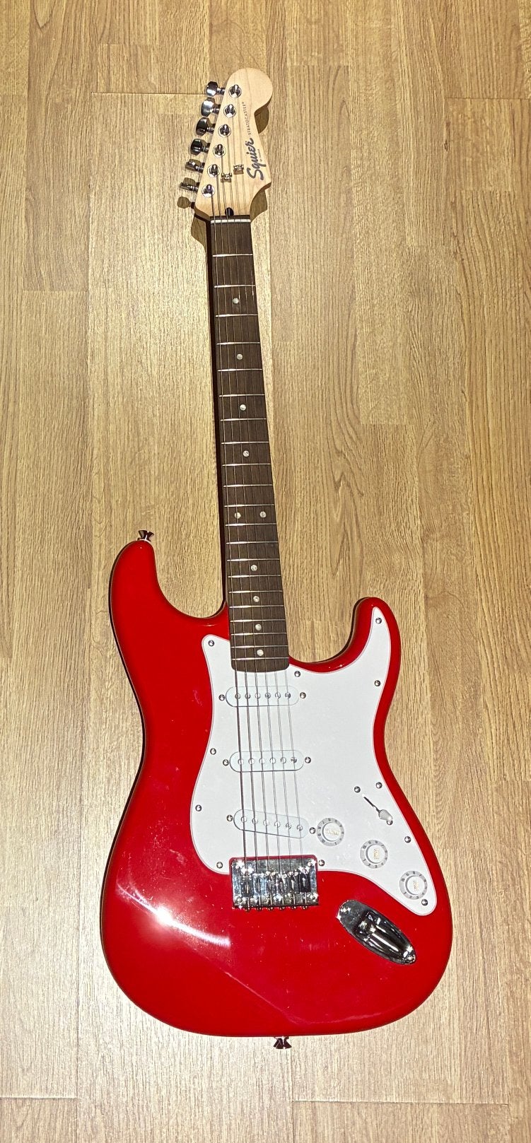 Squier Stratocaster by Fender, Ophalen, Zo goed als nieuw, Solid body, Overige merken