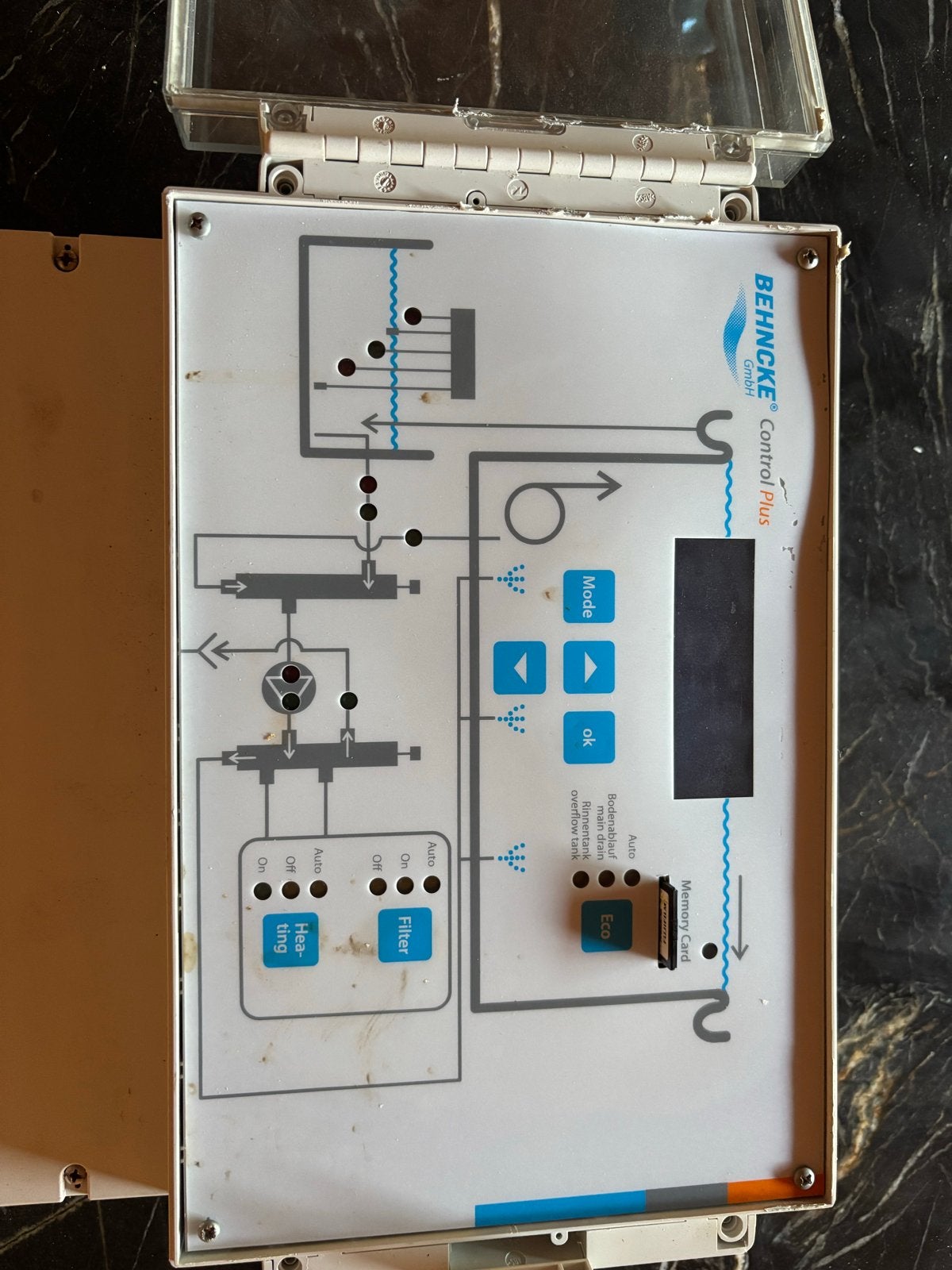 Poolcontrol zwembadbesturing voor overloopbad, Ophalen, Gebruikt, Overige typen