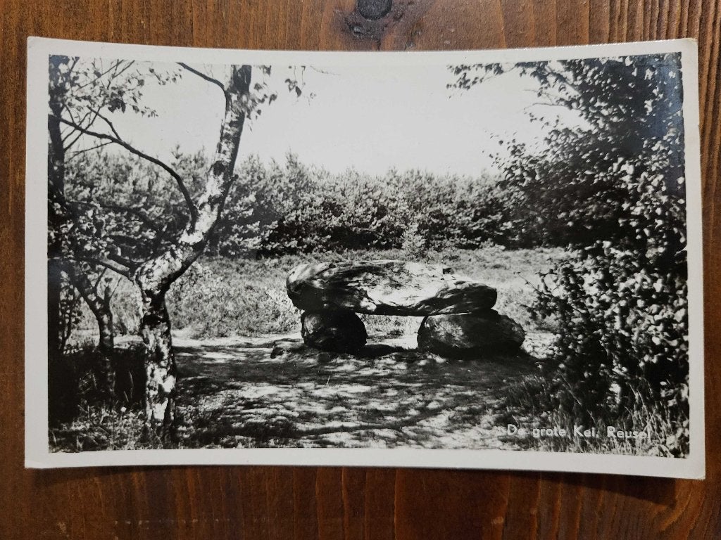 ansicht Reusel grote kei - 550 miljoen jaar zwerfkei Hunebed, Verzenden, Voor 1920, Noord-Brabant