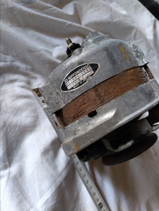Originele Honda dynamo Nippon Denso 12V, 021000-7550, Ophalen of Verzenden, Gebruikt, Overige automerken