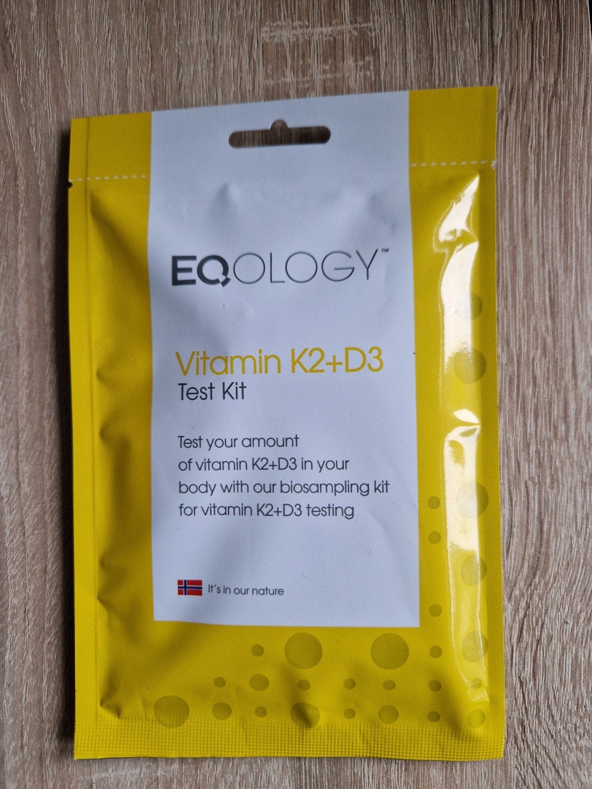 Eqology Vitamin K2+D3 test kit, Ophalen of Verzenden, Nieuw, Overige typen