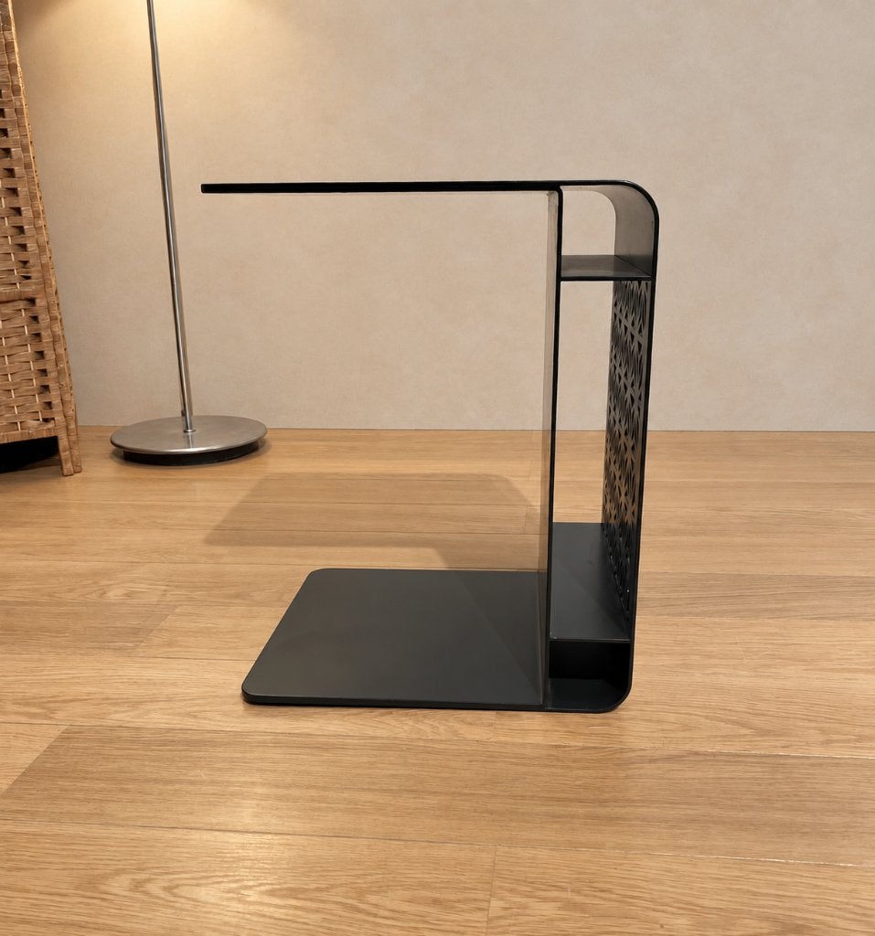 ZGAN Design on Stock Koyo Bijzettafel + GARANTIE | NP €769, Minder dan 55 cm, Metaal of Aluminium, Vierkant, Design on Stock
