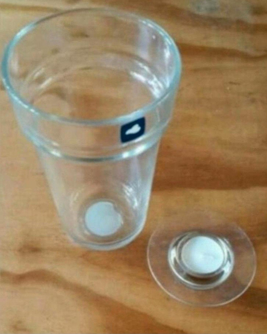 Leonardo vaas met theelichthouder, Ophalen of Verzenden, Zo goed als nieuw, Glas