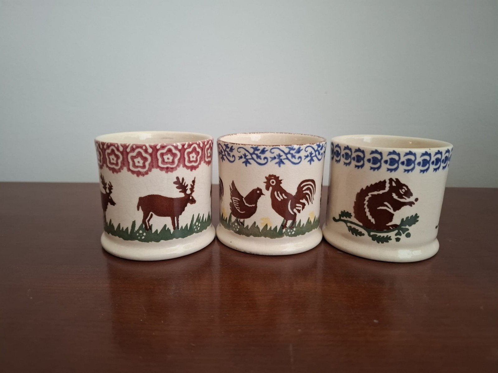 Te koop 3x engelse kopjes, Ophalen of Verzenden