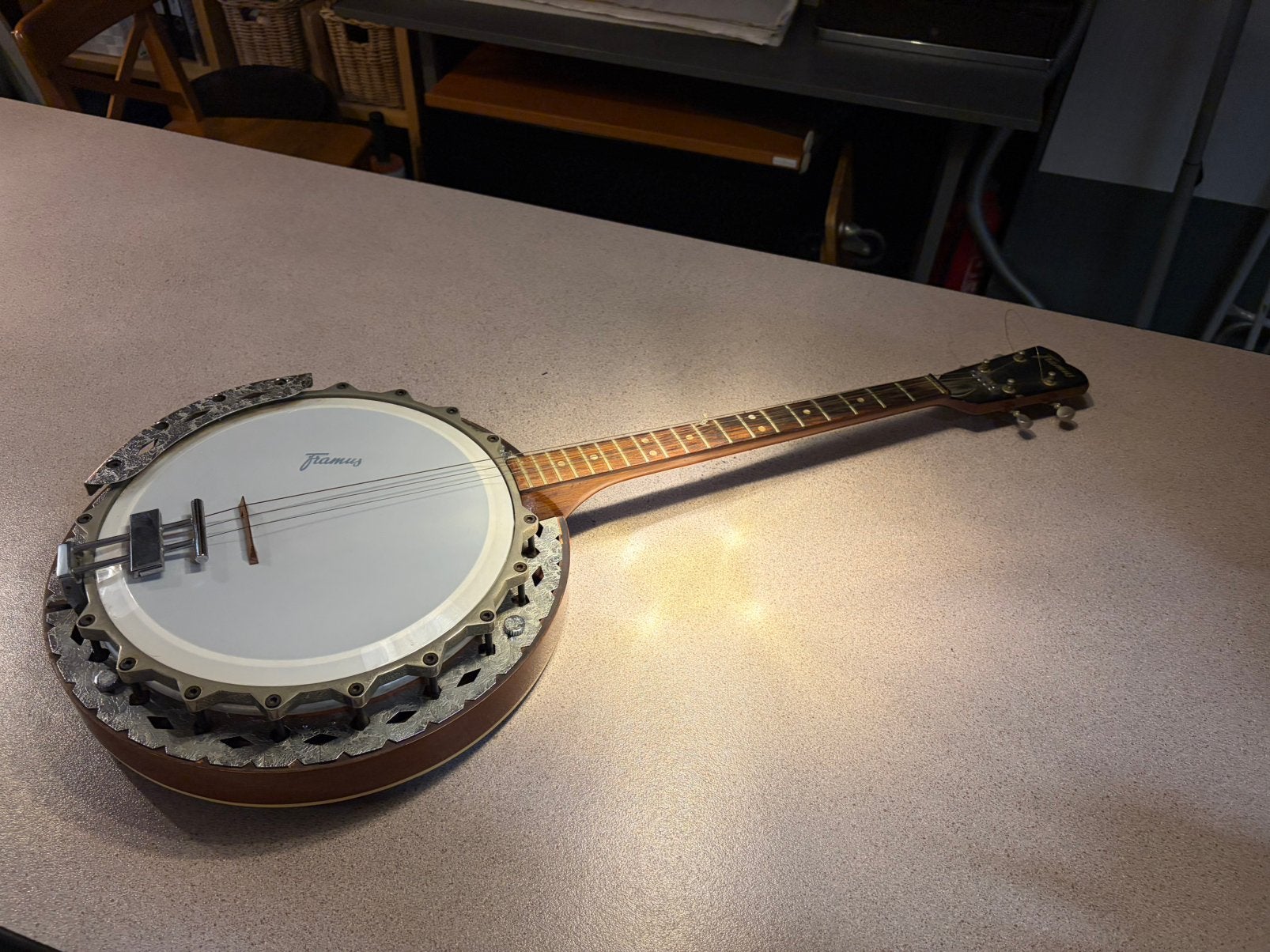 Banjo 1973 Texan model, Ophalen, Zo goed als nieuw, Gitaarbanjo