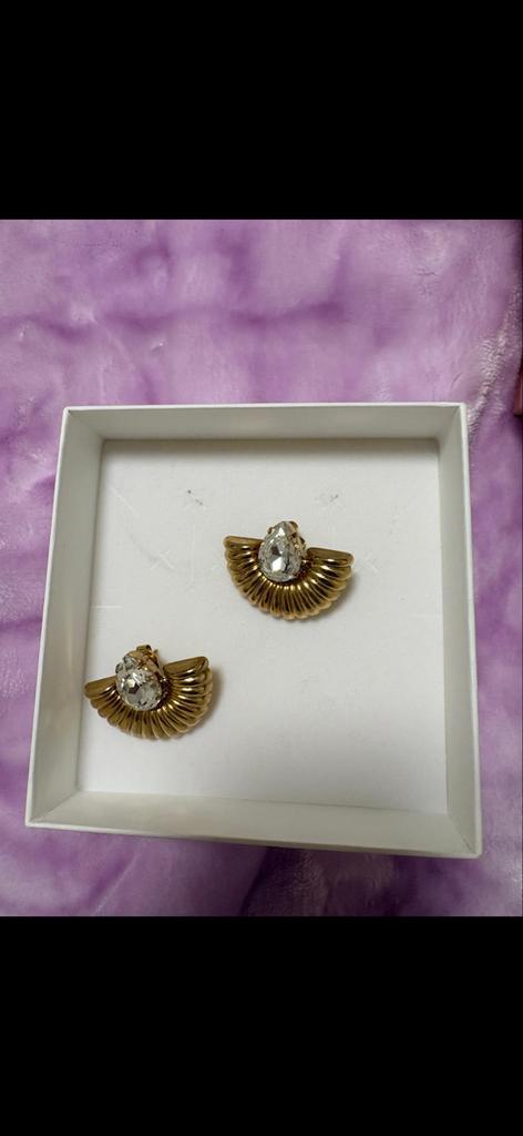Originele Lott Gioielli Oorbellen met Kristal, Met kristal, Overige materialen, Ophalen of Verzenden, Zo goed als nieuw