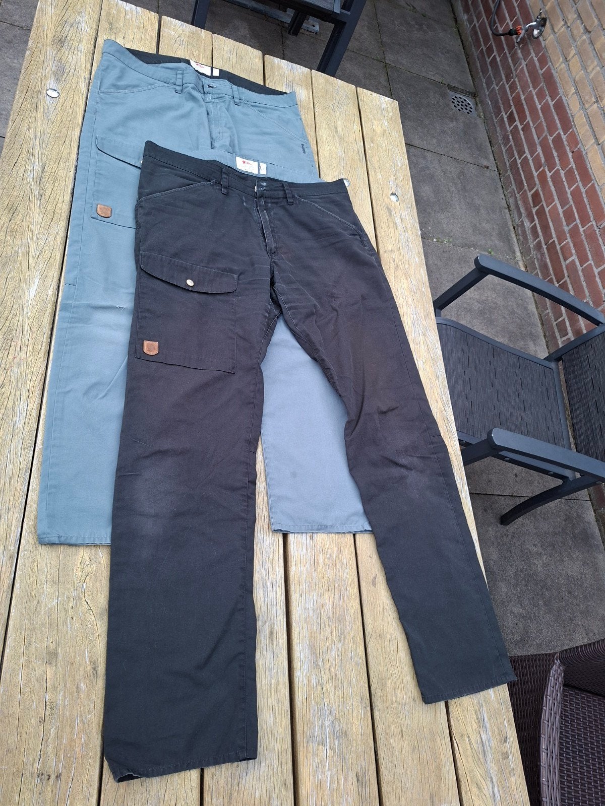 Fjallraven Greenland Jeans - Blauw & Zwart (Maat 52), Ophalen of Verzenden, Gebruikt, Kleding