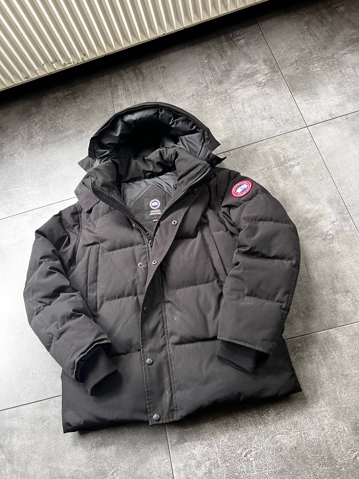 Canada Goose Expedition Parka Zwart Maat M, Kleding | Heren, Jassen | Winter, Ophalen of Verzenden, Zo goed als nieuw, Maat 48/50 (M)