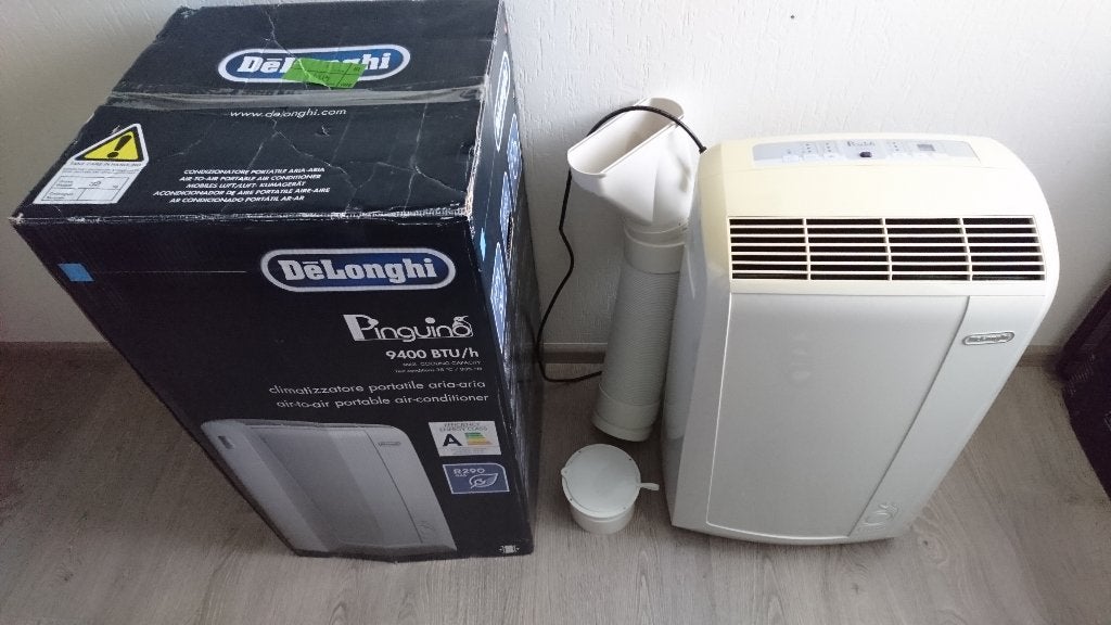 mobiele airco deLonghi Pac N82 eco, Gebruikt, Minder dan 60 m³, Energieklasse A of zuiniger, 3 snelheden of meer