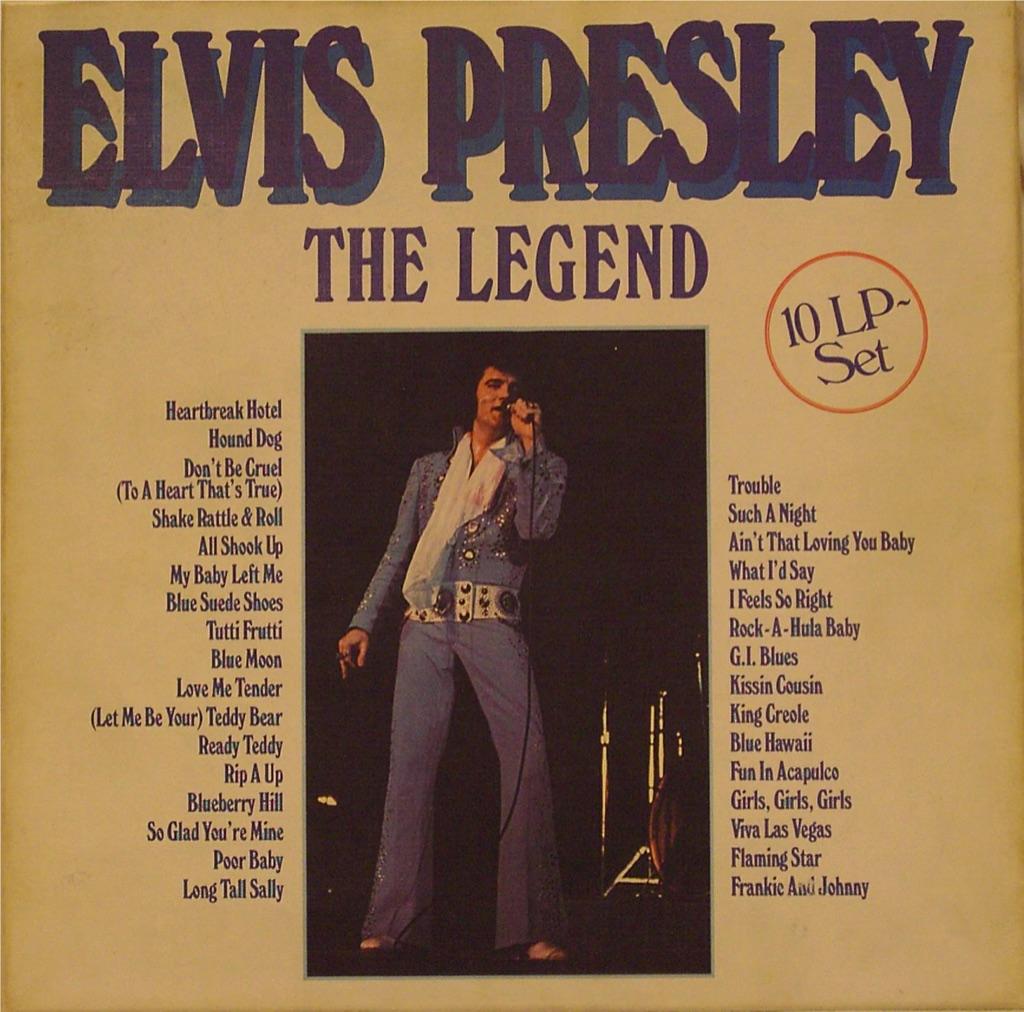 Elvis Presley  The Legend. (Box. 10 albums), Gebruikt, 1980 - 1989, Ophalen of Verzenden, Rock-'n-Roll