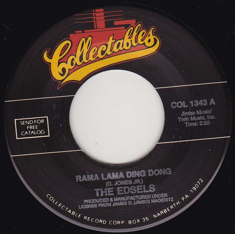 The Edsels - Rama Lama Ding Dong 7"