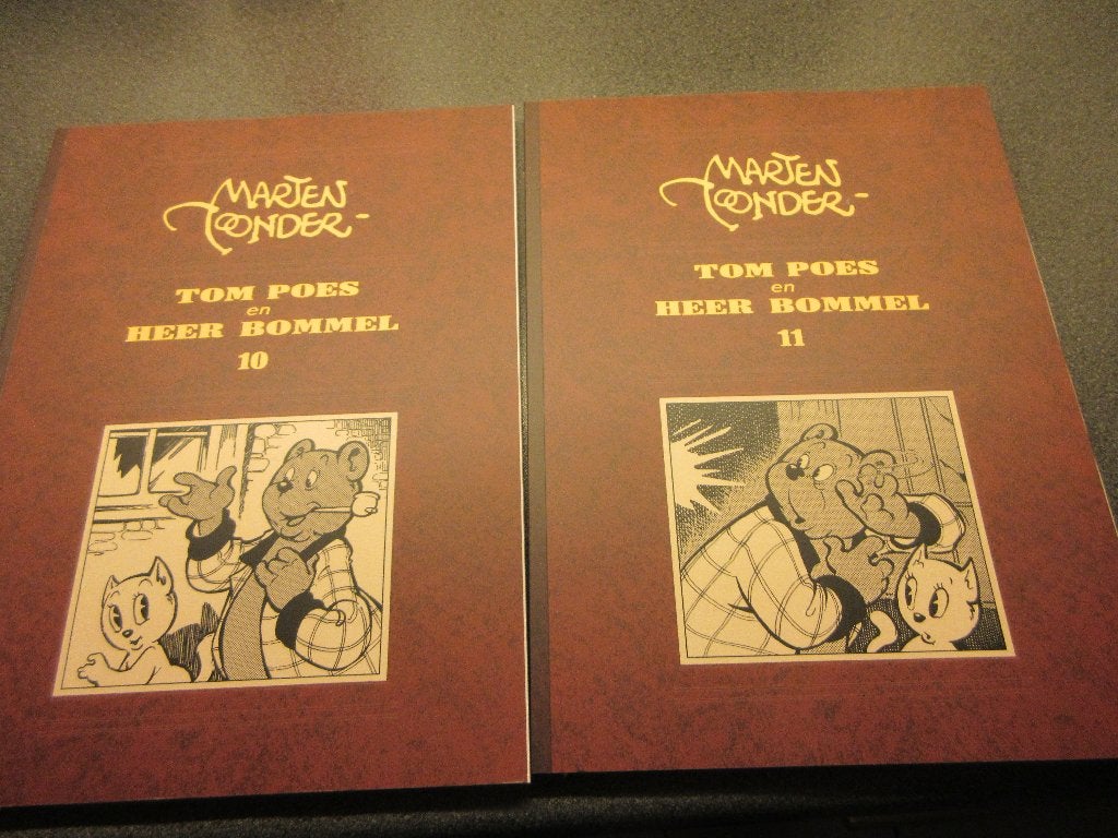 2  stripboeken tom poes en Bommel deel 10 en11, Meerdere stripboeken, Ophalen of Verzenden, Zo goed als nieuw, Marten Toonder