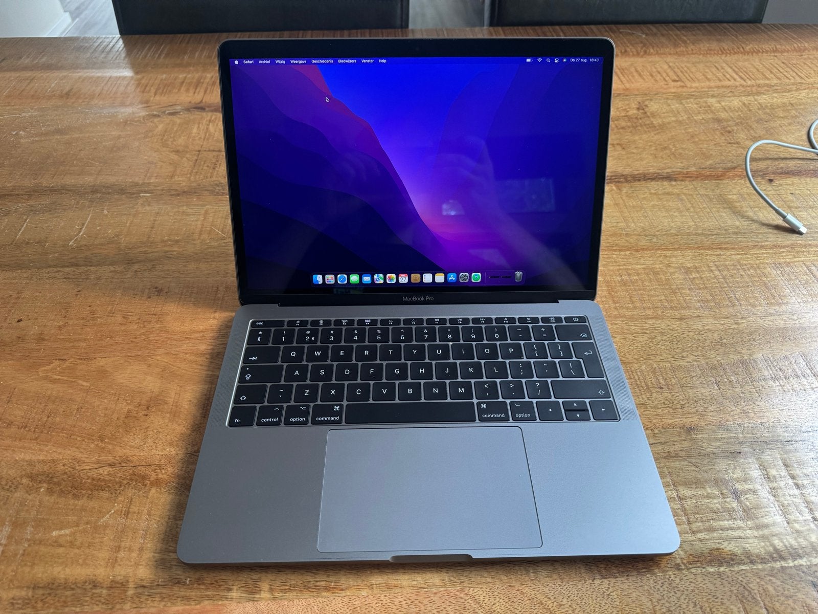 MacBook Pro 13 inch (2016) - Goede staat., Computers en Software, Gebruikt, 256 GB, 2 tot 3 Ghz, Qwerty