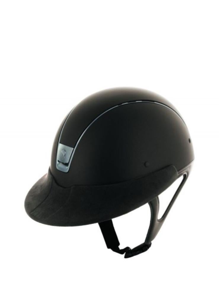 Samshield polo zonneklep suède zwart, Dieren en Toebehoren, Ophalen of Verzenden, Zo goed als nieuw, Dressuur