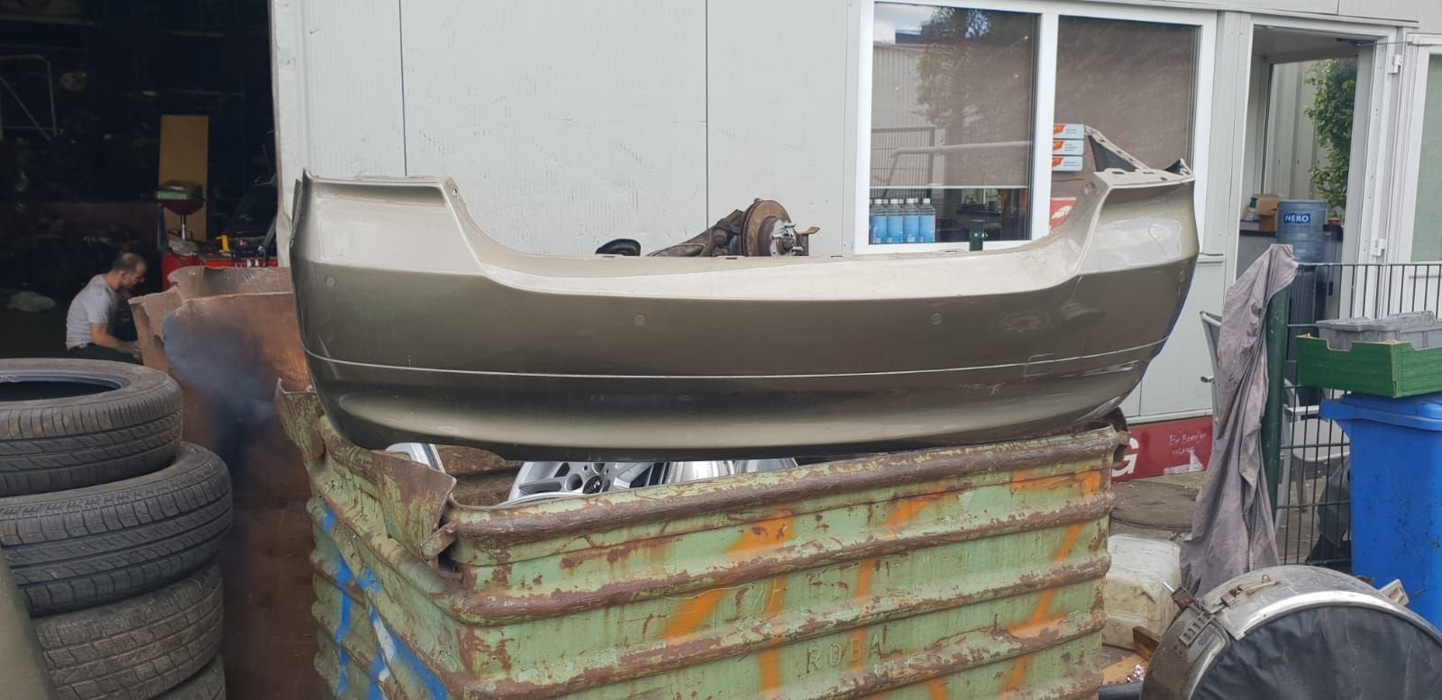 BMW 3SERIE E90 SEDAN ACHTERBUMPER BJ 2009, Gebruikt, -, -, Ophalen of Verzenden