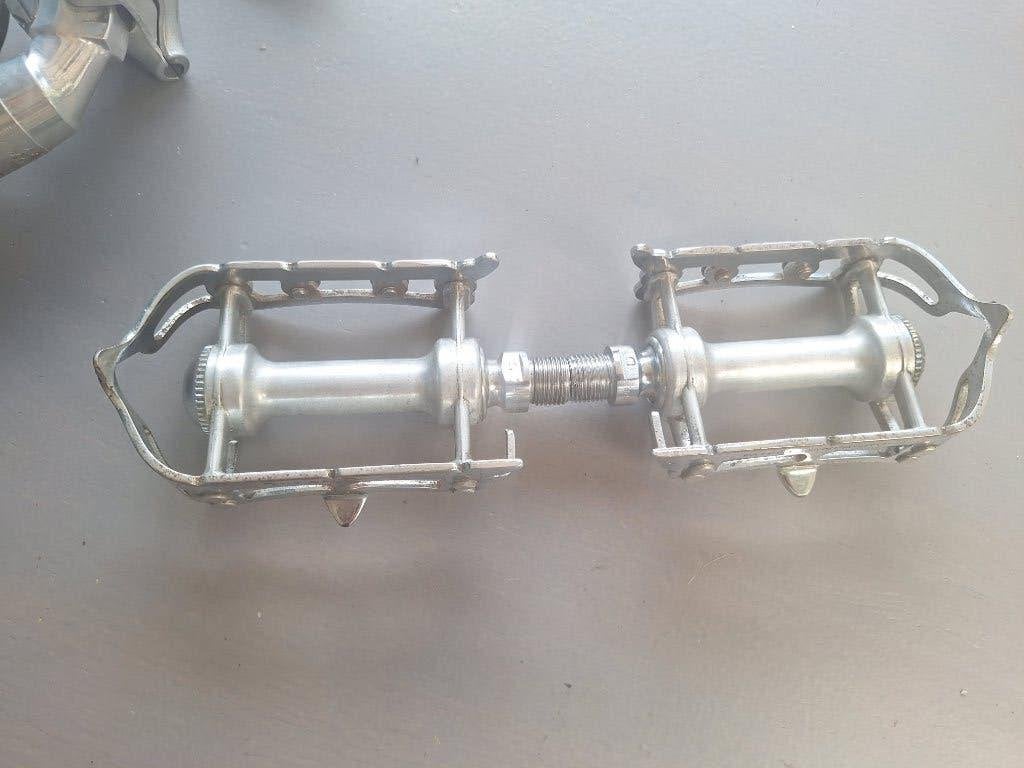 Campagnolo Nuovo Record pedalen, Retro  vintage., Crankstel of Pedalen, Gebruikt, Campagnolo, Ophalen of Verzenden