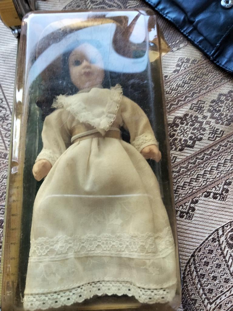 Jaren '80 Popje in Verpakking - Vintage Collectible, Ophalen of Verzenden, Gebruikt, Overige typen