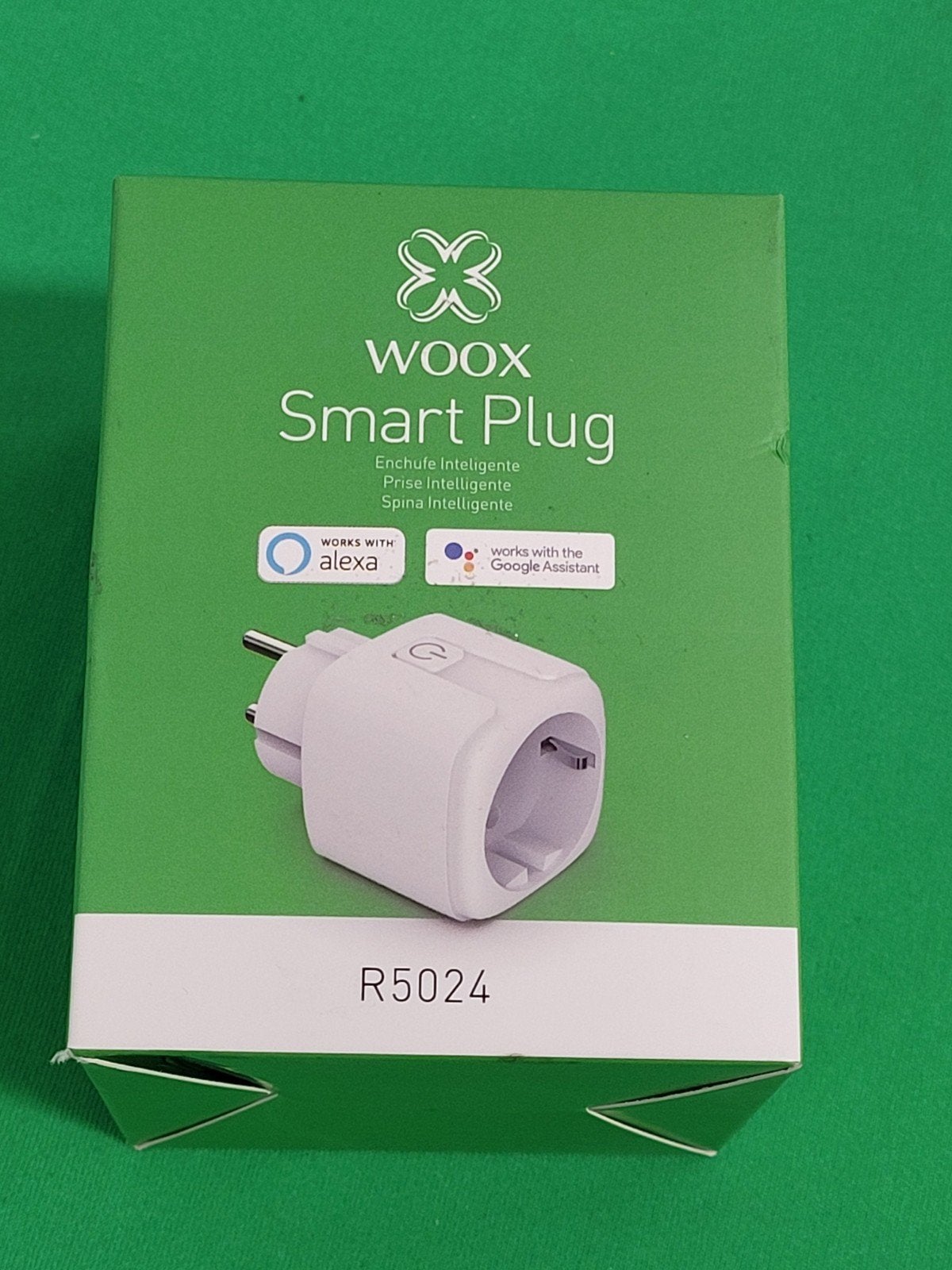 WOOX Smart Plug R5024 slimme stekker met Alexa/Google, Nieuw, Kunststof, Ophalen of Verzenden, Modern