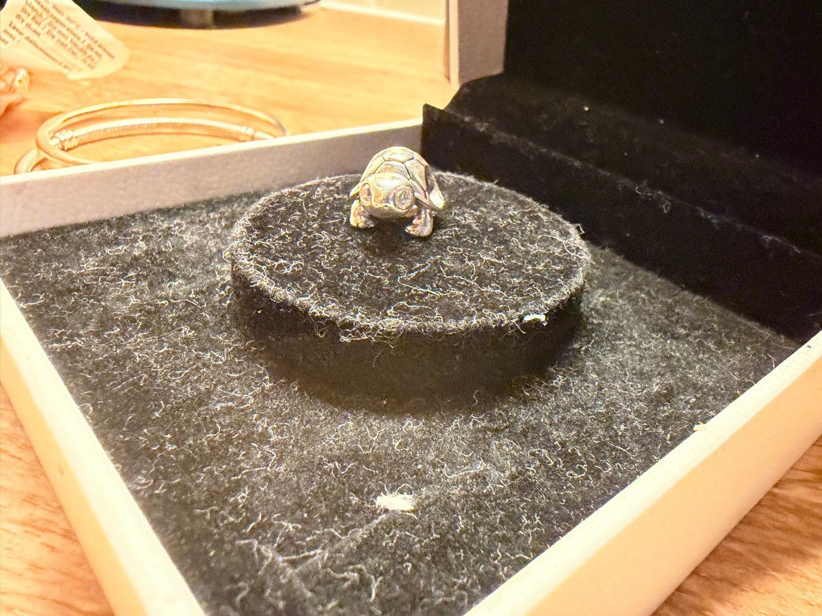Pandora bedel schildpad, Sieraden, Tassen en Uiterlijk, Bedels, Pandora, Ophalen of Verzenden, Zo goed als nieuw, 1 bedel