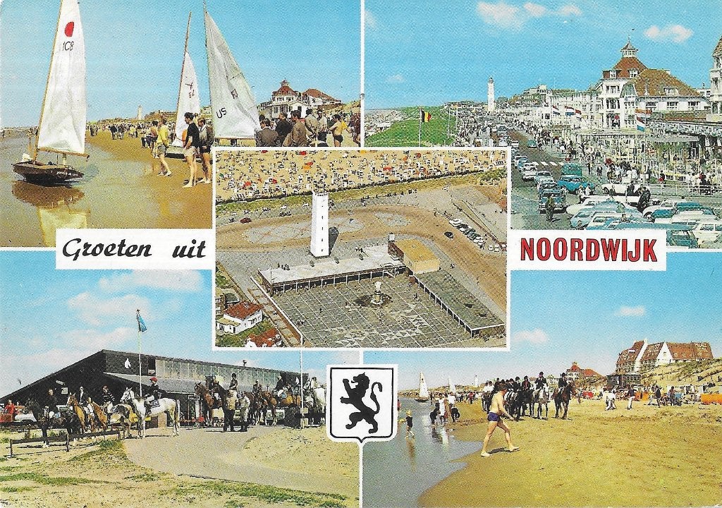 AK Noordwijk - Groeten uit....., Verzamelen, Verzenden, 1960 tot 1980, Ongelopen, Zuid-Holland