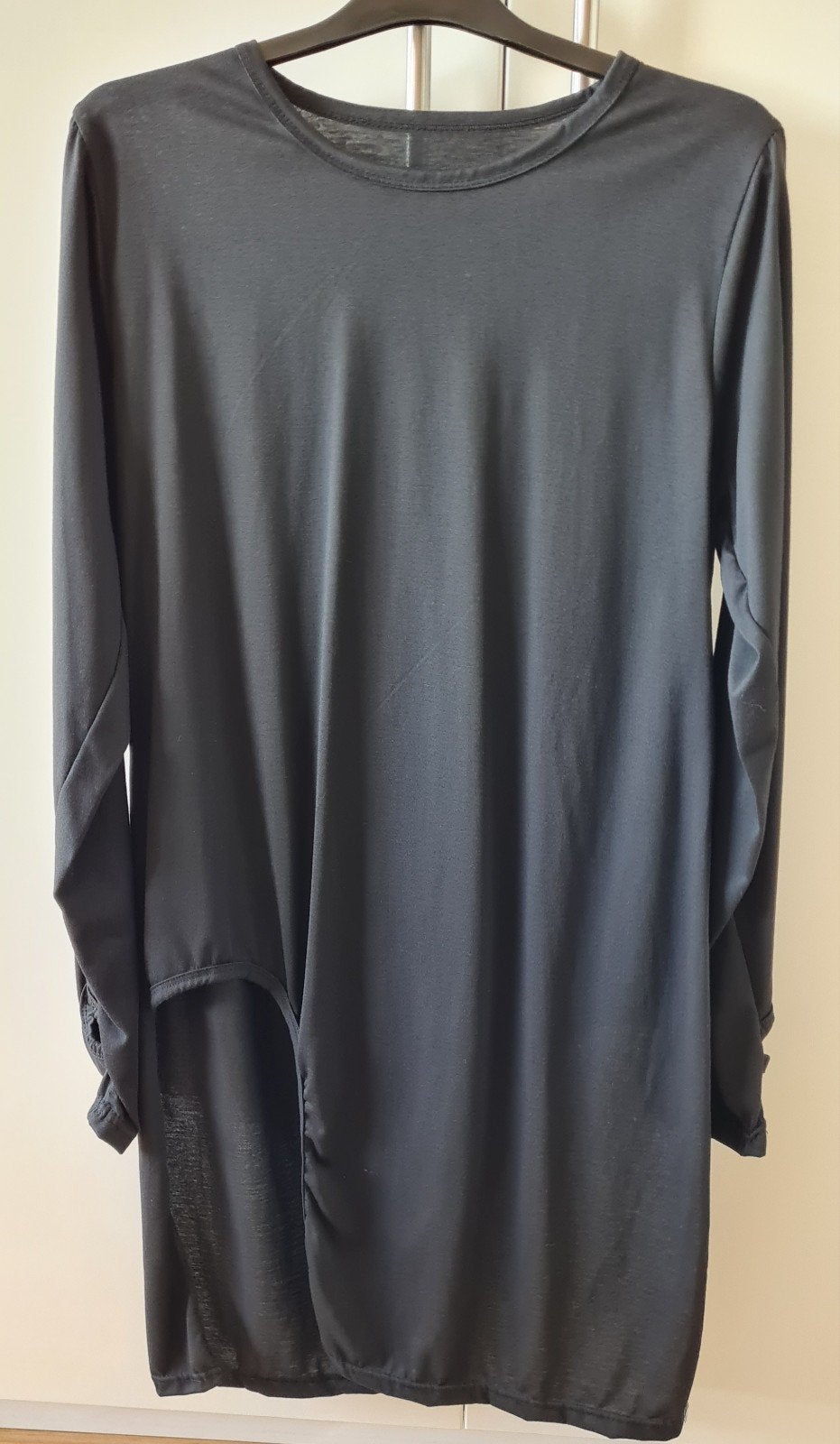 Lang gothic alternatief unisex shirt maat S/M, Kleding | Dames, Ophalen of Verzenden, Nieuw, Zwart