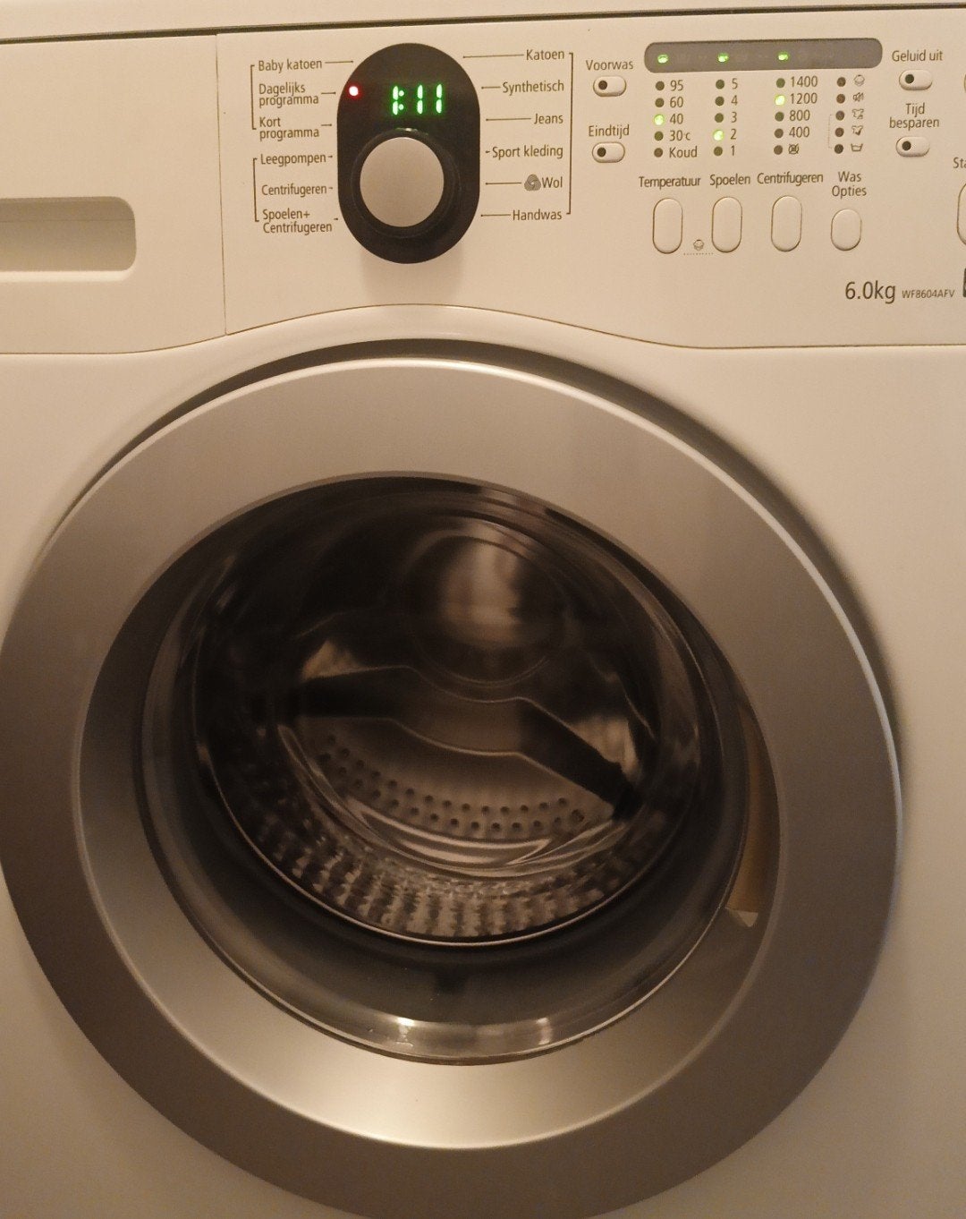 Samsung WF8604AFV Wasmachine - 6 kg, 1400 toeren, Ophalen, Gebruikt, Handwasprogramma, Voorlader