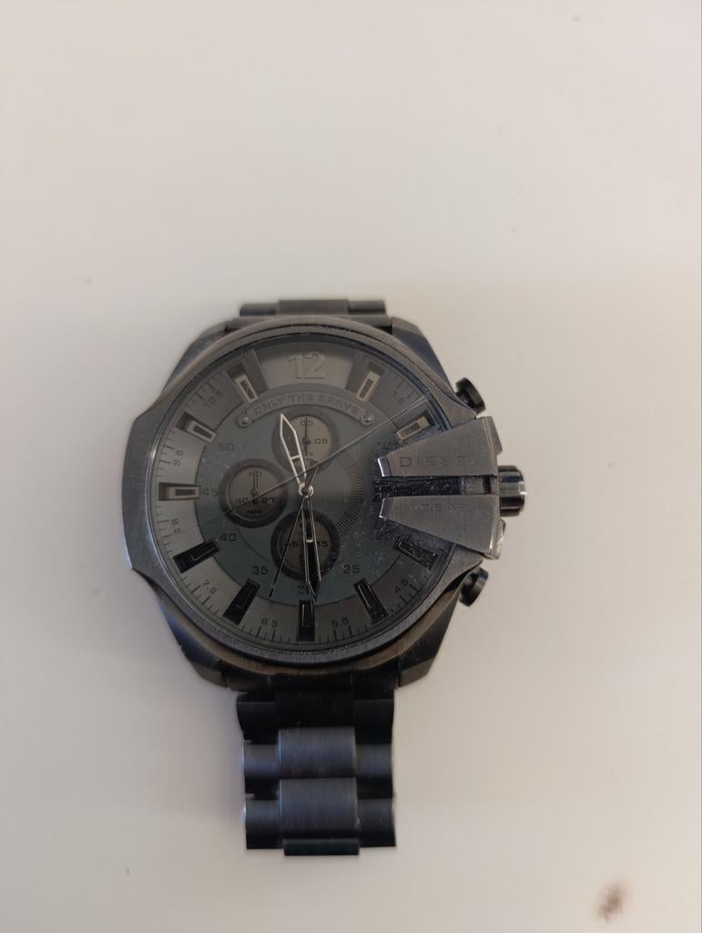 Diesel heren horloge, Sieraden, Tassen en Uiterlijk, Horloges | Heren, Ophalen of Verzenden, Zo goed als nieuw, Staal, Overige merken