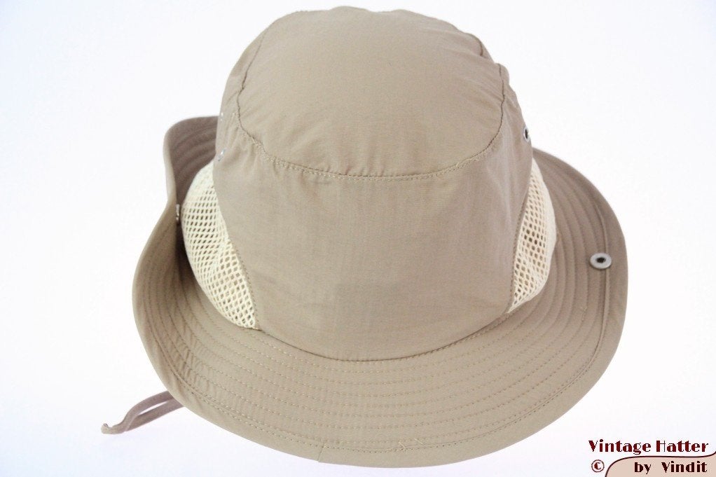 Zomer safari hoed khaki beige met mesh maten 58 en 59 nieuw, Ophalen of Verzenden, Nieuw, 58 of 59 cm (L, 7¼ of ⅜ inch), Hoed