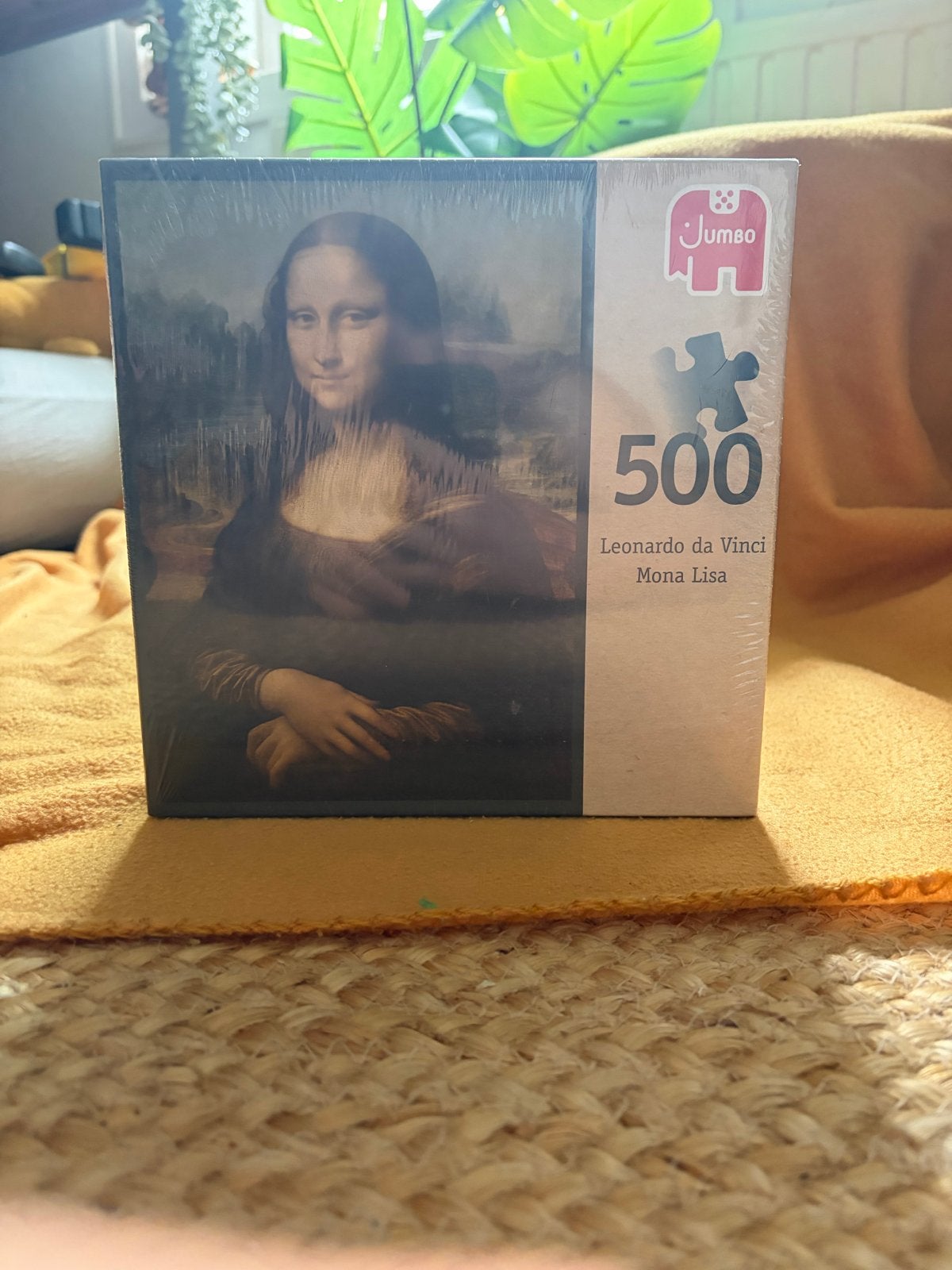 Jumbo Mona Lisa Legpuzzel 500 stukjes - Nieuwstaat, Ophalen of Verzenden, 500 t/m 1500 stukjes, Nieuw, Legpuzzel