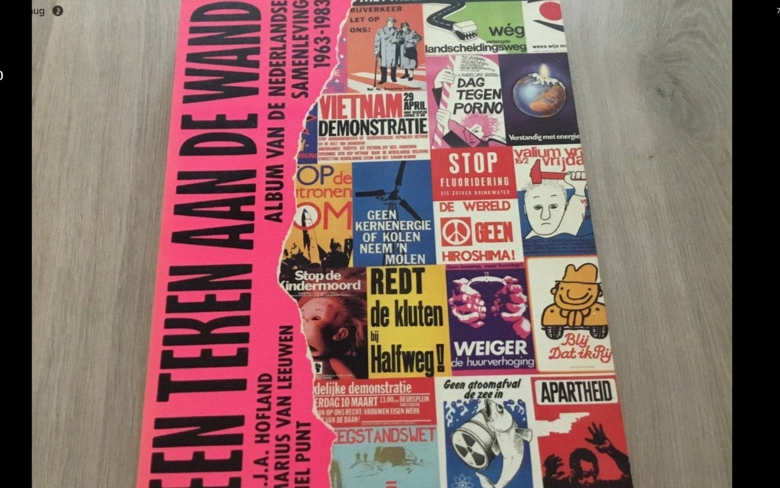 Teken Aan De Wand: Album Nederlandse Samenleving 1963-198, Boeken, Ophalen of Verzenden, Zo goed als nieuw, H.J.A. Hofland, Marius van Leeuwen, Nel Punt