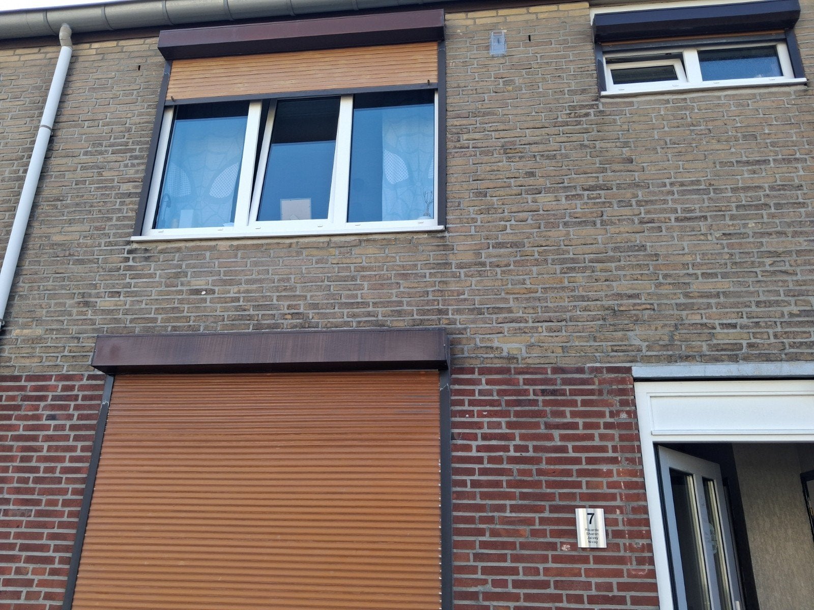 Diverse rolluiken, Doe-het-zelf en Verbouw, Rolluiken, Ophalen, Gebruikt, Bruin, 150 tot 200 cm