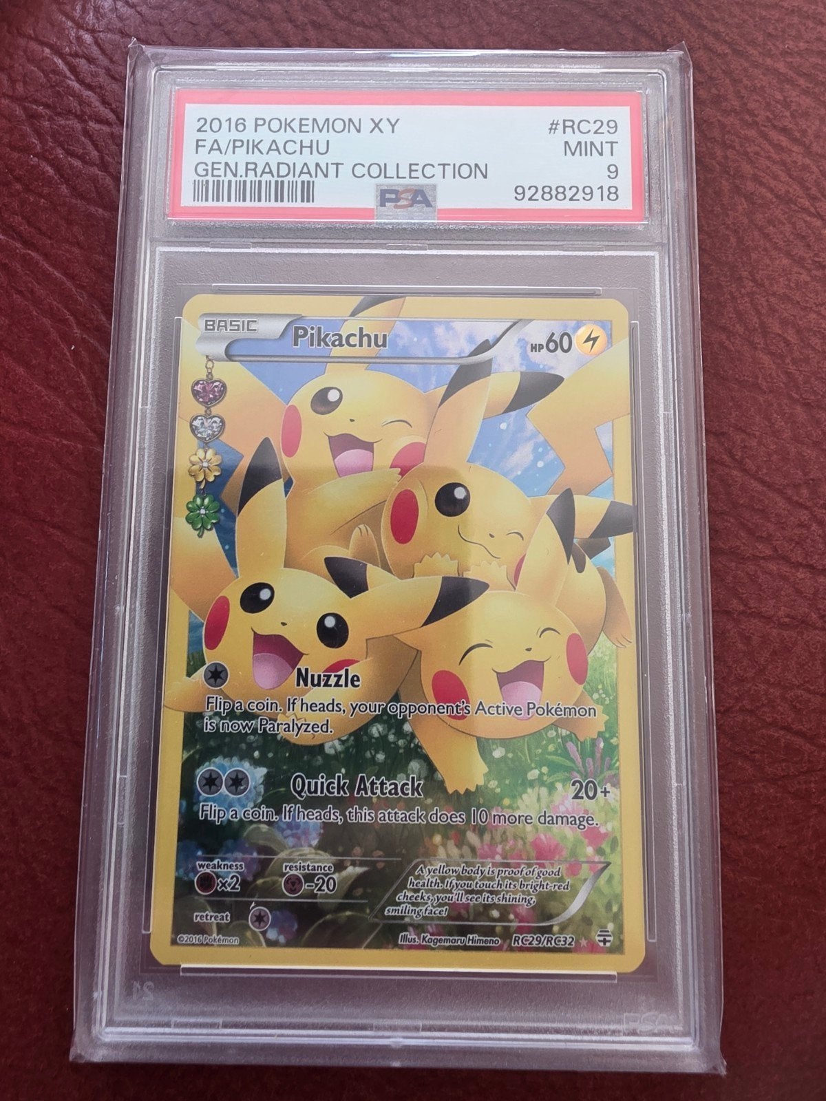 te koop pikachu rc29 psa9, Hobby en Vrije tijd, Ophalen, Zo goed als nieuw