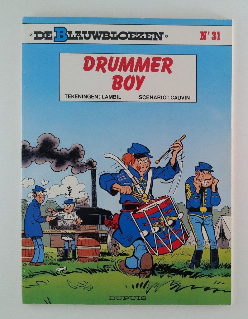 Lambil / Cauvin - Drummer boy De Blauwbloezen Nr. 31, Eén stripboek, Verzenden, Gelezen