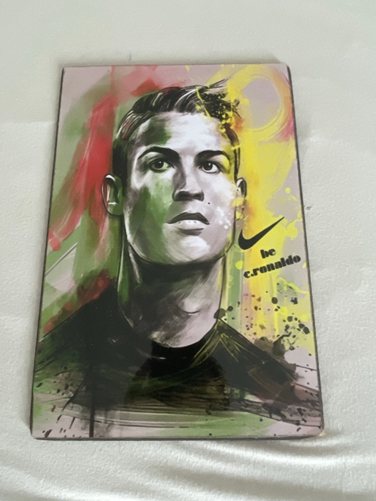 Cristiano Ronaldo Nike 'Be CR7' Kunst Print, Ophalen, Minder dan 50 cm, Gebruikt, Print