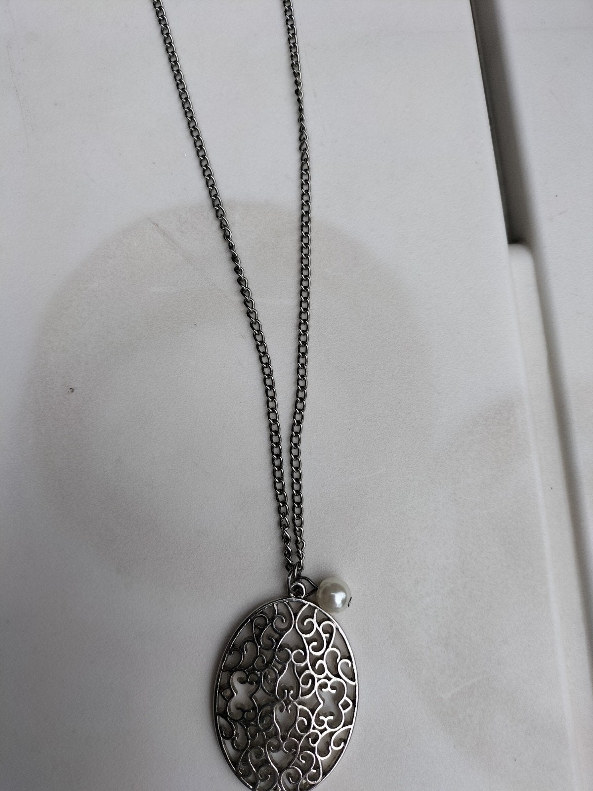 ketting lang, Ophalen of Verzenden, Overige materialen