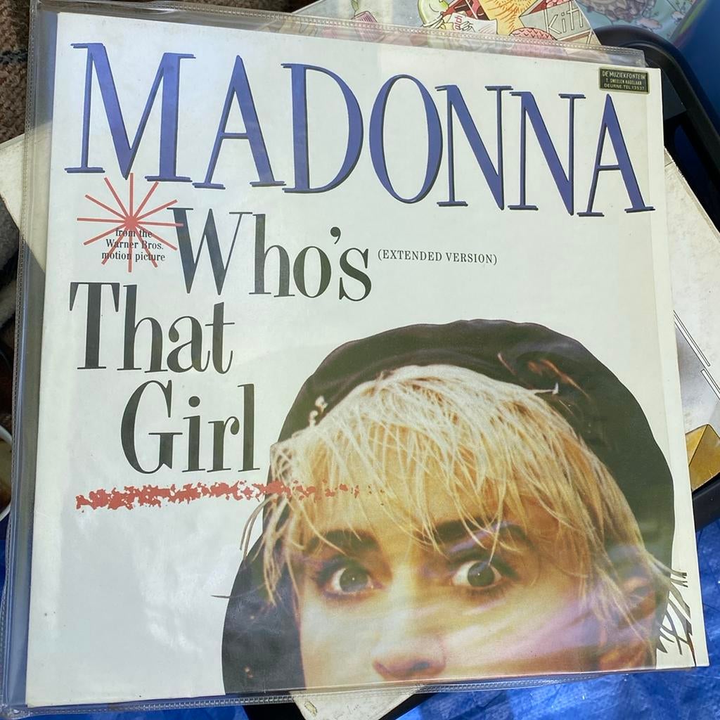Madonna lp who’s that girl, Cd's en Dvd's, Vinyl | Pop, Ophalen of Verzenden, Zo goed als nieuw, 12 inch
