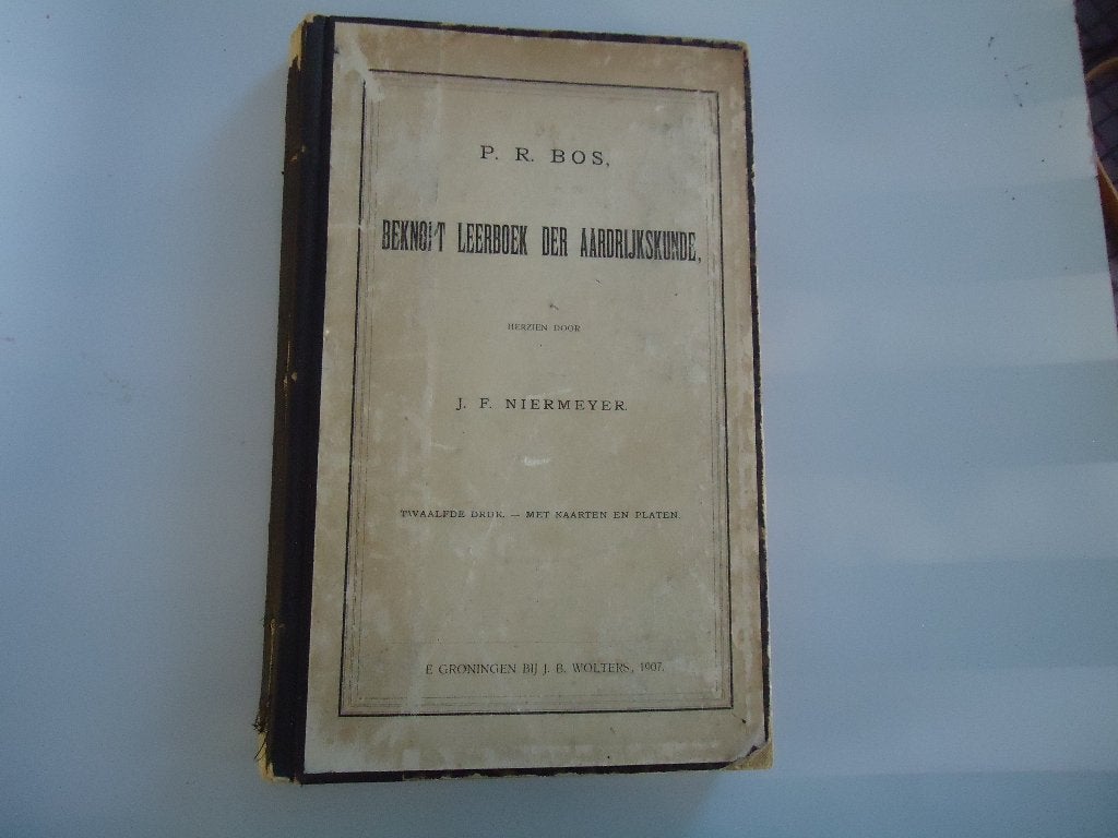 1907 Zeldzaam boek van P.R. Bos en J.B. Wolters, Verzenden, P.R. Bos