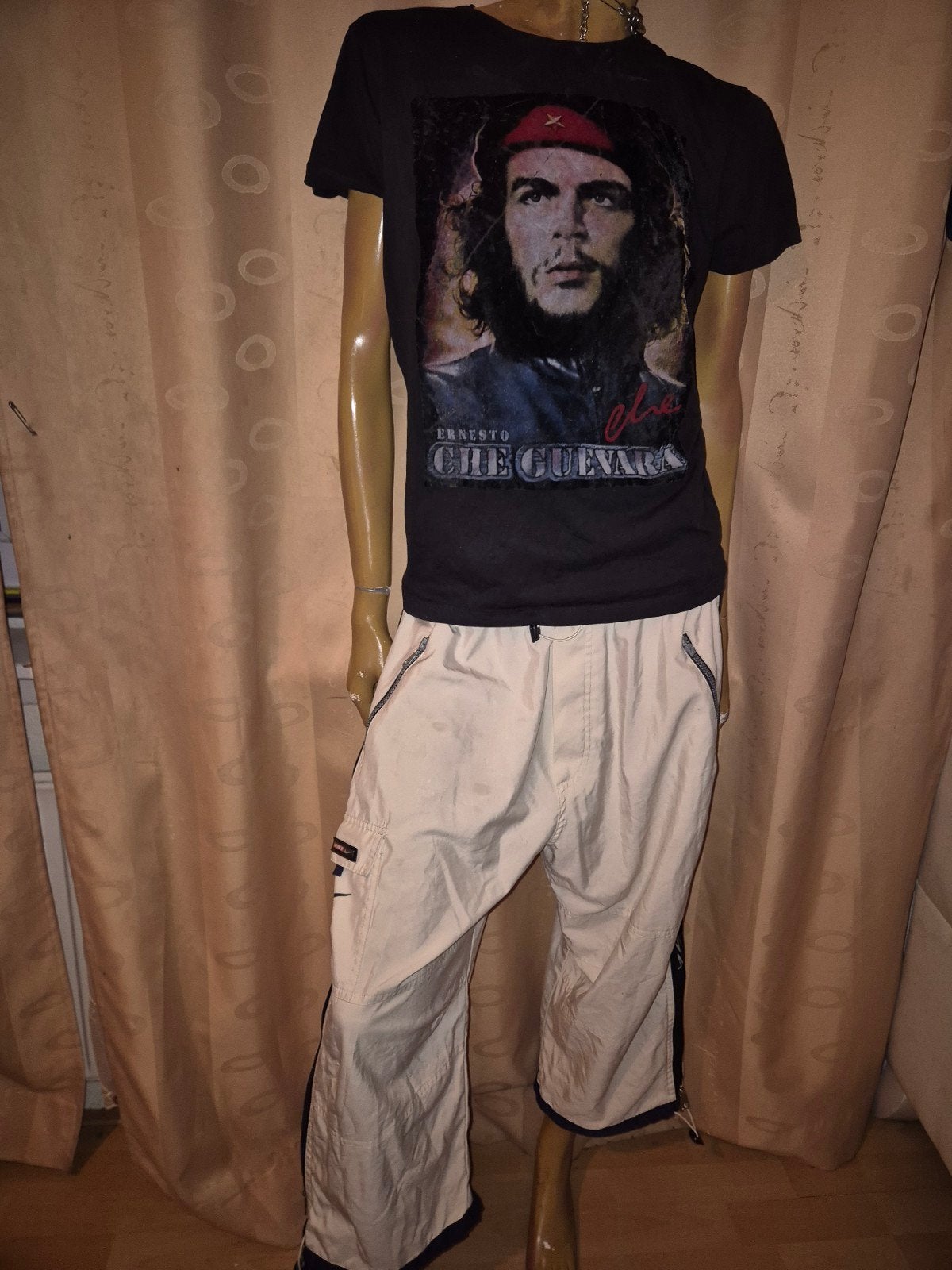 Zwart T-shirt met Che Guevara print maat M, Maat 48/50 (M), Zwart, Lagos, Ophalen of Verzenden