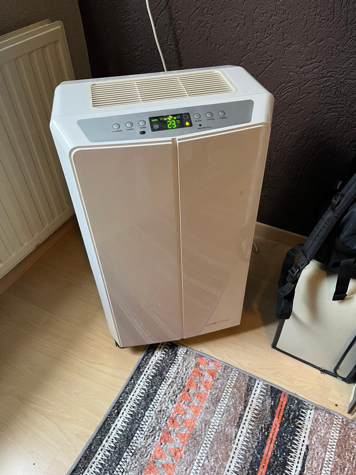 Clatronic mobiele airco, Ophalen, Minder dan 60 m³, 3 snelheden of meer, Zo goed als nieuw