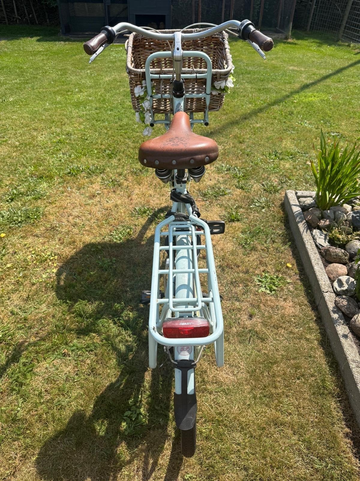 Gazelle fiets 59 cm, 7 versnellingen, mand en drager, Fietsen en Brommers, Ophalen, Gebruikt, Versnellingen, 56 cm of meer
