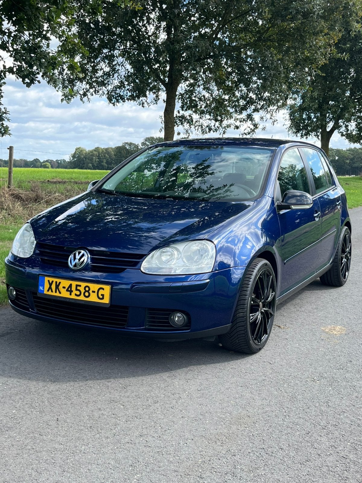 Volkswagen Golf 1.4 16V 59KW 5D 2006 Blauw met nieuw APK, Voorwielaandrijving, 1160 kg, 4 cilinders, Blauw