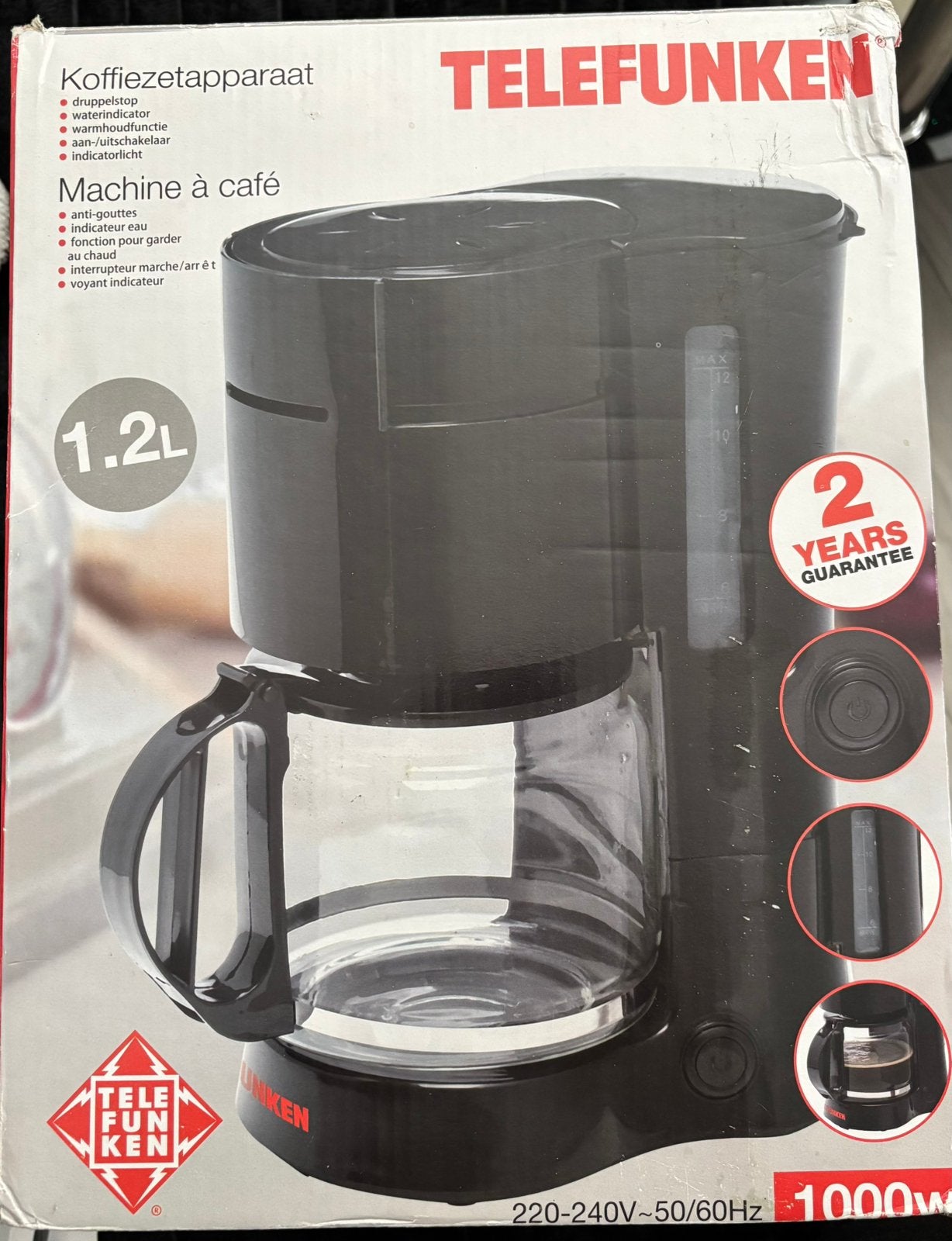 Koffiezet apparaat, Gemalen koffie, Ophalen of Verzenden, 4 tot 10 kopjes, Koffiemachine
