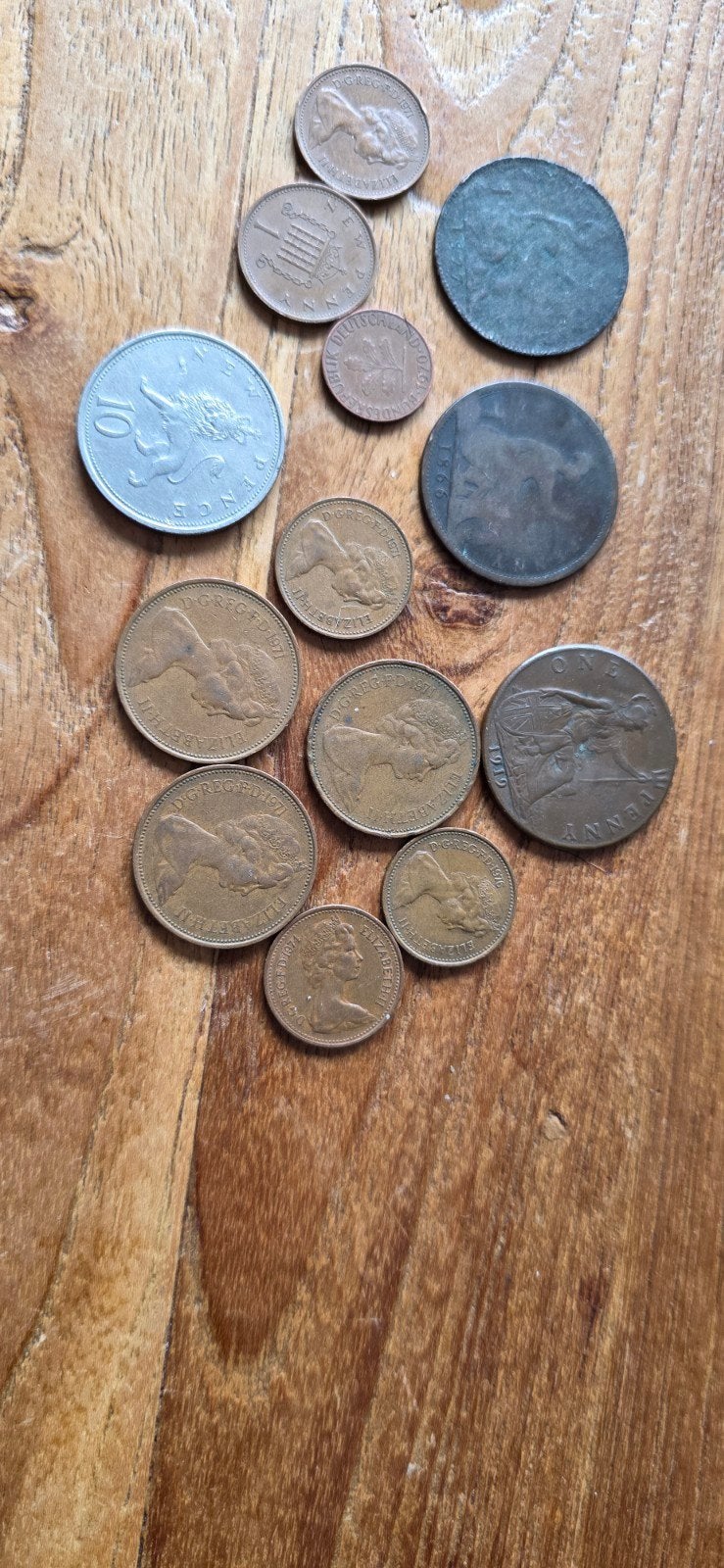 Oude Britse munten uit 1866 en 1877 en nieuwer, Ophalen of Verzenden, Overige landen, Setje