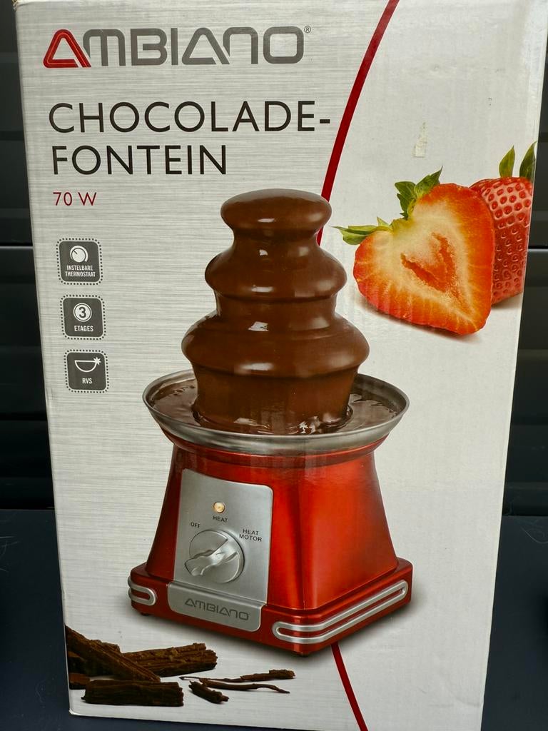 Chocolade fontein, Ophalen of Verzenden, Zo goed als nieuw, Elektrisch, Fondueset